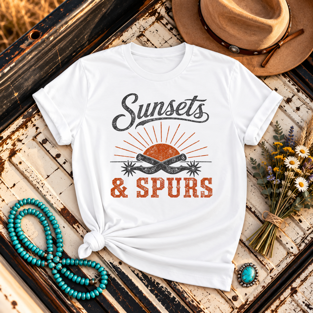 "Sunsets & Spurs" T-Shirt
