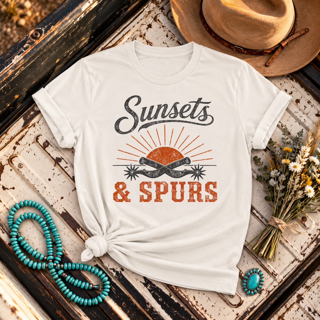 "Sunsets & Spurs" T-Shirt