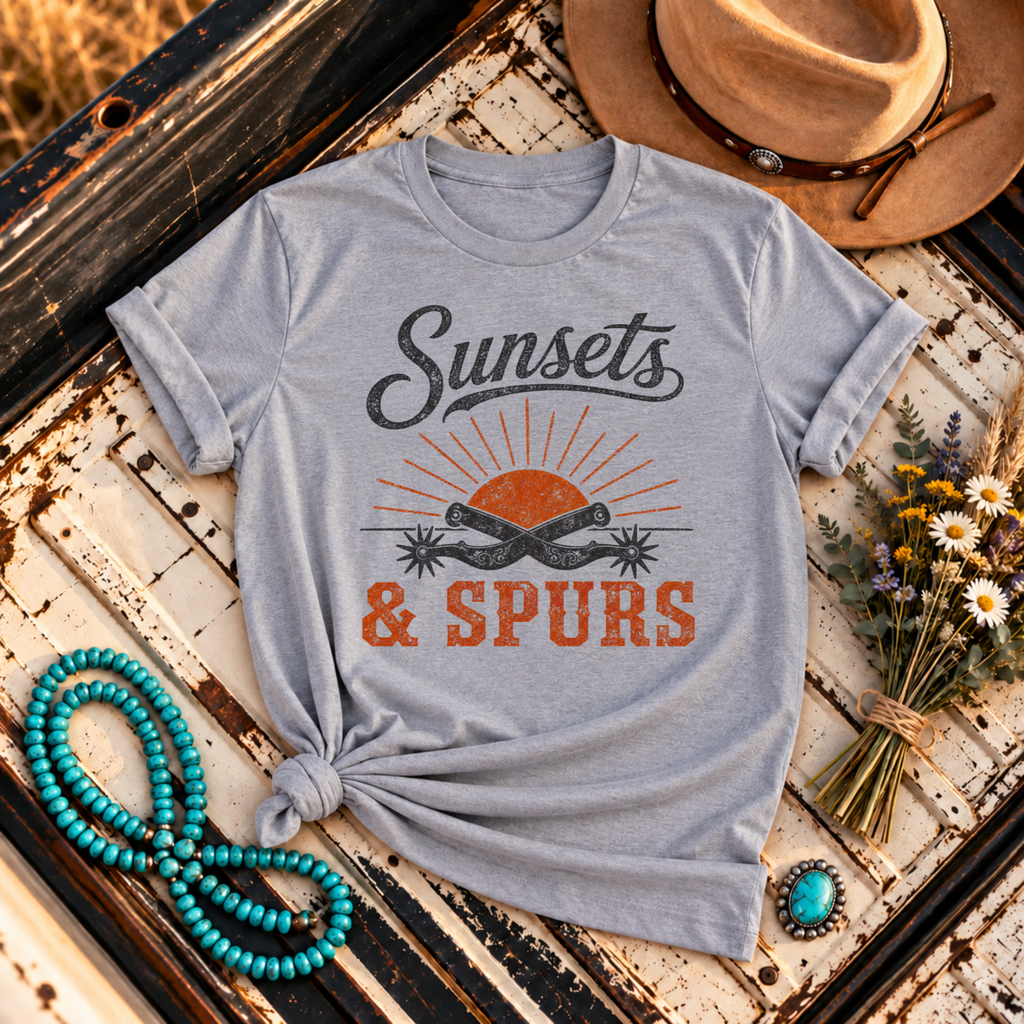 "Sunsets & Spurs" T-Shirt