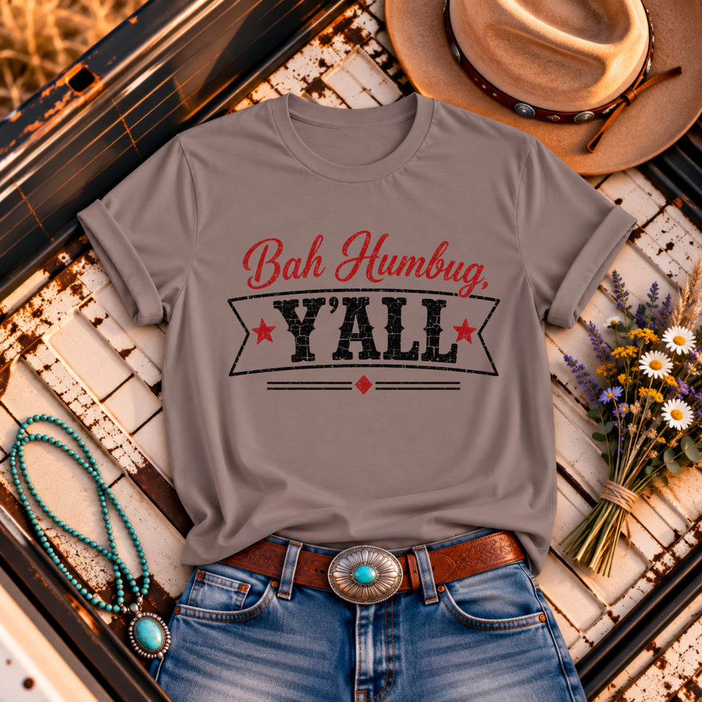 "Bah Humbug Y’all" Christmas T-Shirt