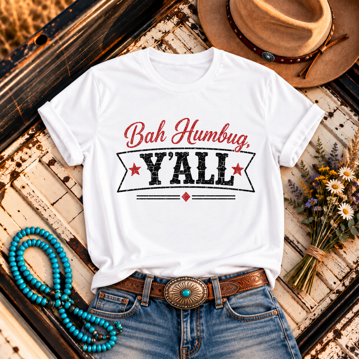 "Bah Humbug Y’all" Christmas T-Shirt