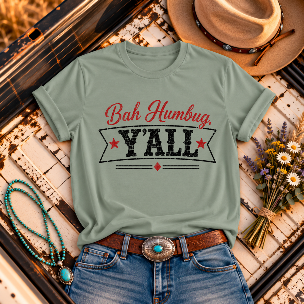 "Bah Humbug Y’all" Christmas T-Shirt