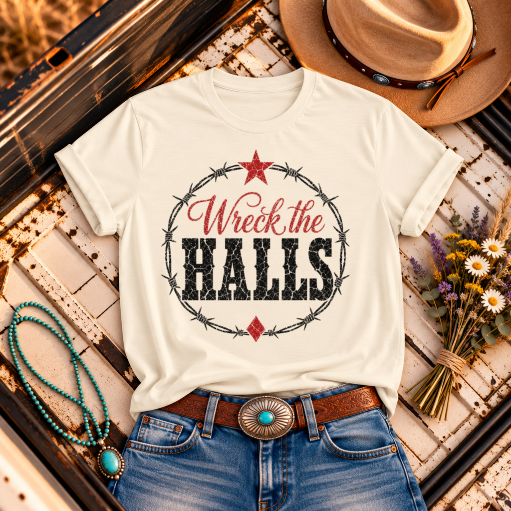 "Wreck the Halls" Christmas T-Shirt