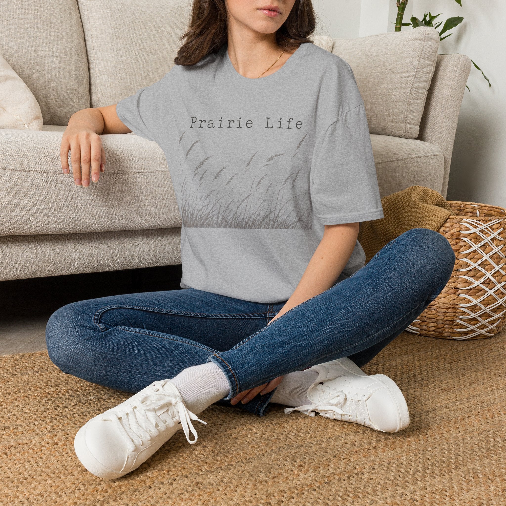Prairie Life T-Shirt — Minimalist Farmhouse Tee for Country Living