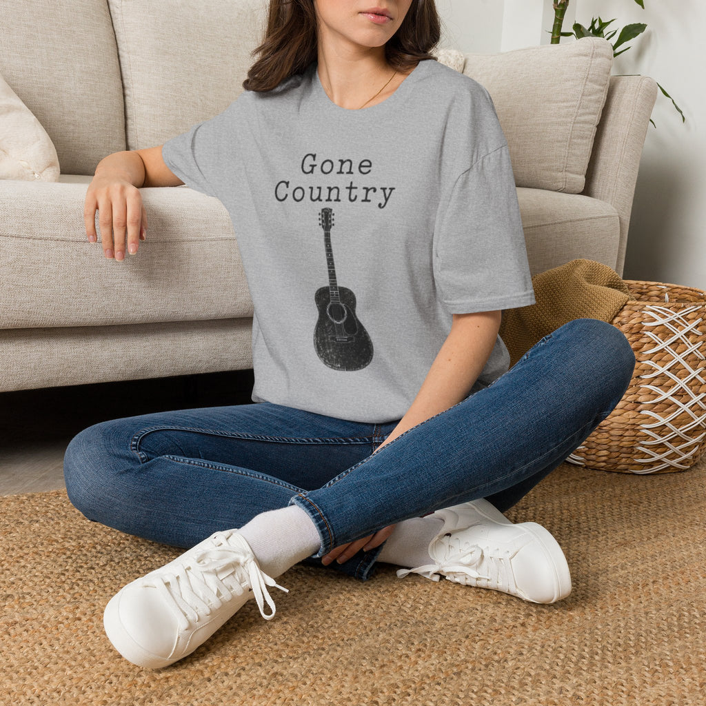 Gone Country T-Shirt — Acoustic Guitar Country Music Tee