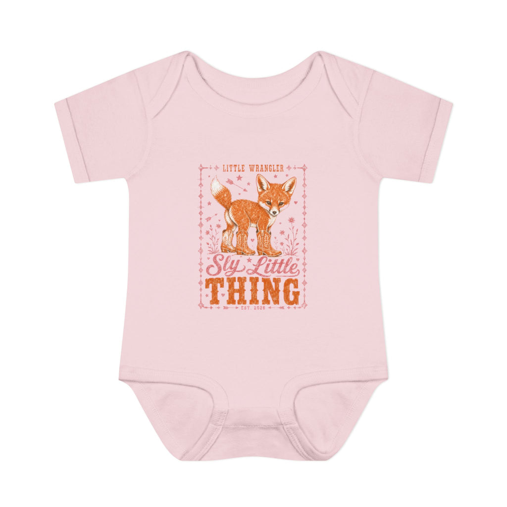 "Sly Little Thing" Baby Fox Infant Onesie