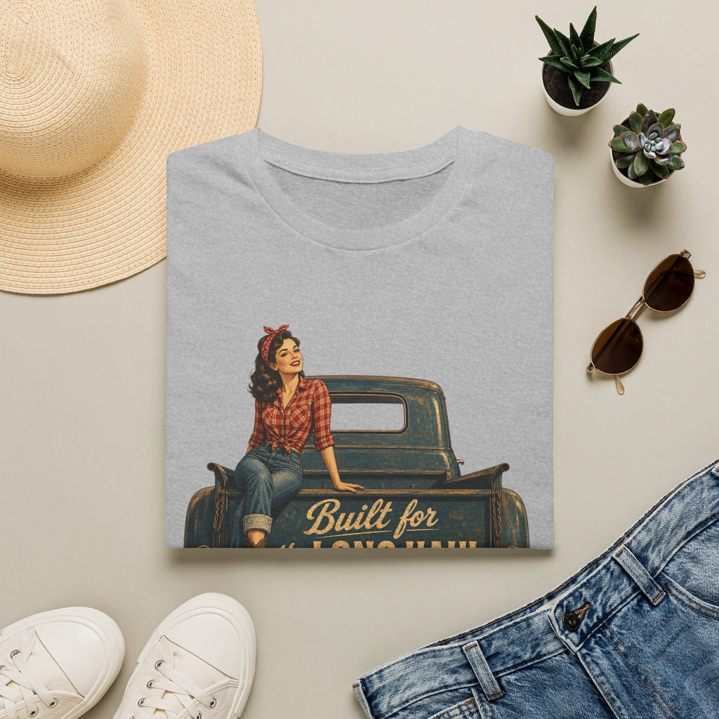 Built for the Long Haul T-Shirt — Vintage Truck & Rosie Roadtrip Tee