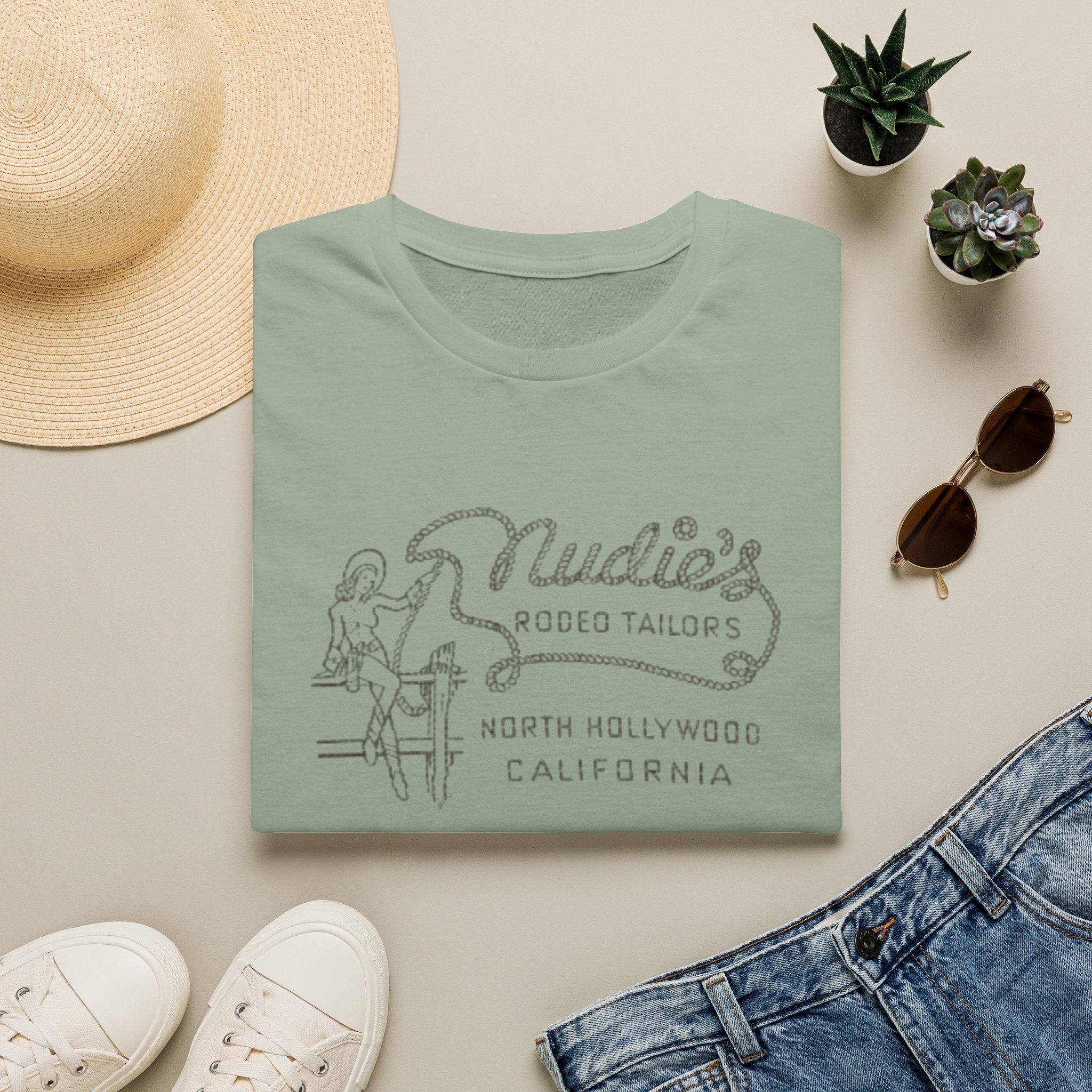 Nudie’s Rodeo Tailors Graphic T-Shirt — North Hollywood California Vintage Western Tee