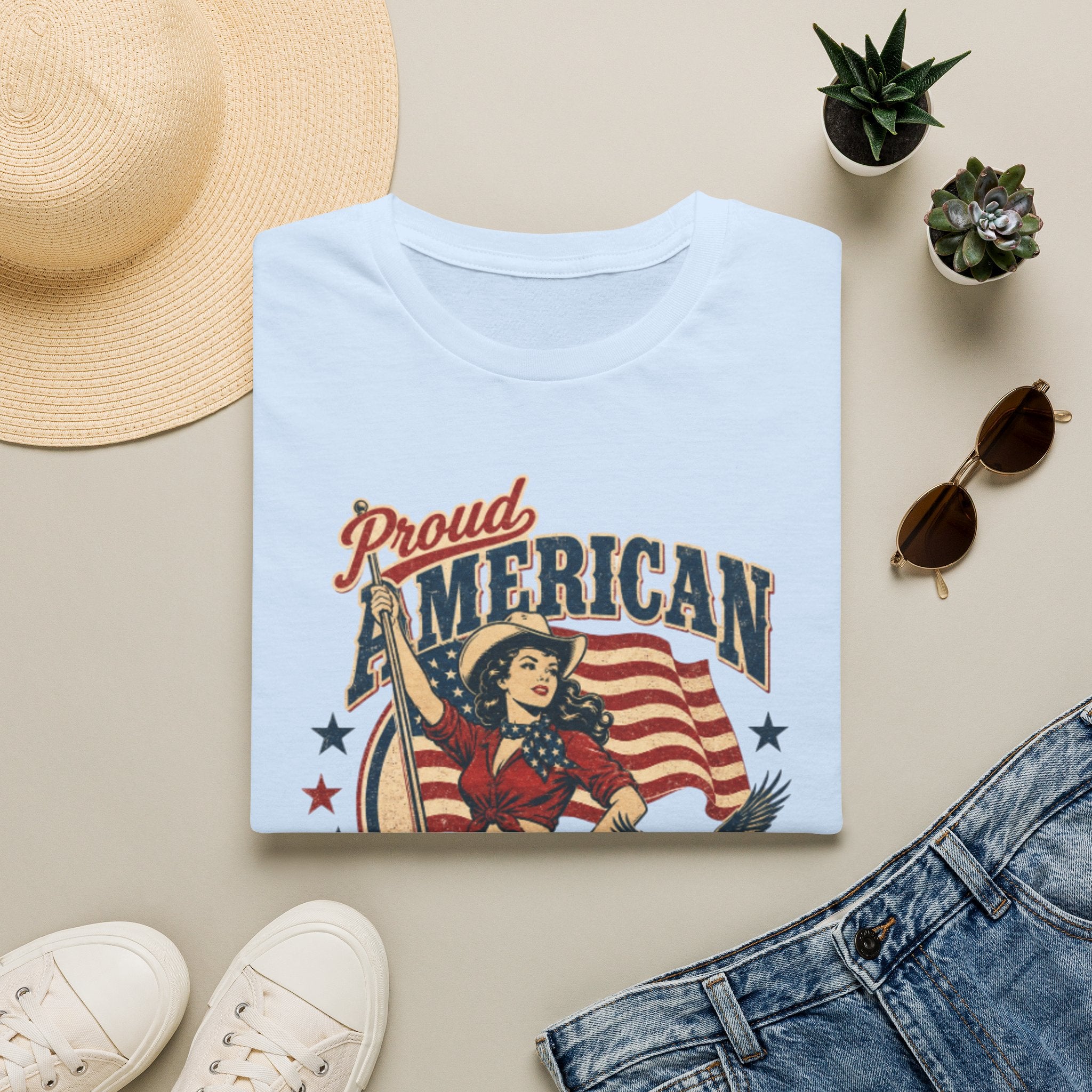 Proud American Cowgirl T-Shirt