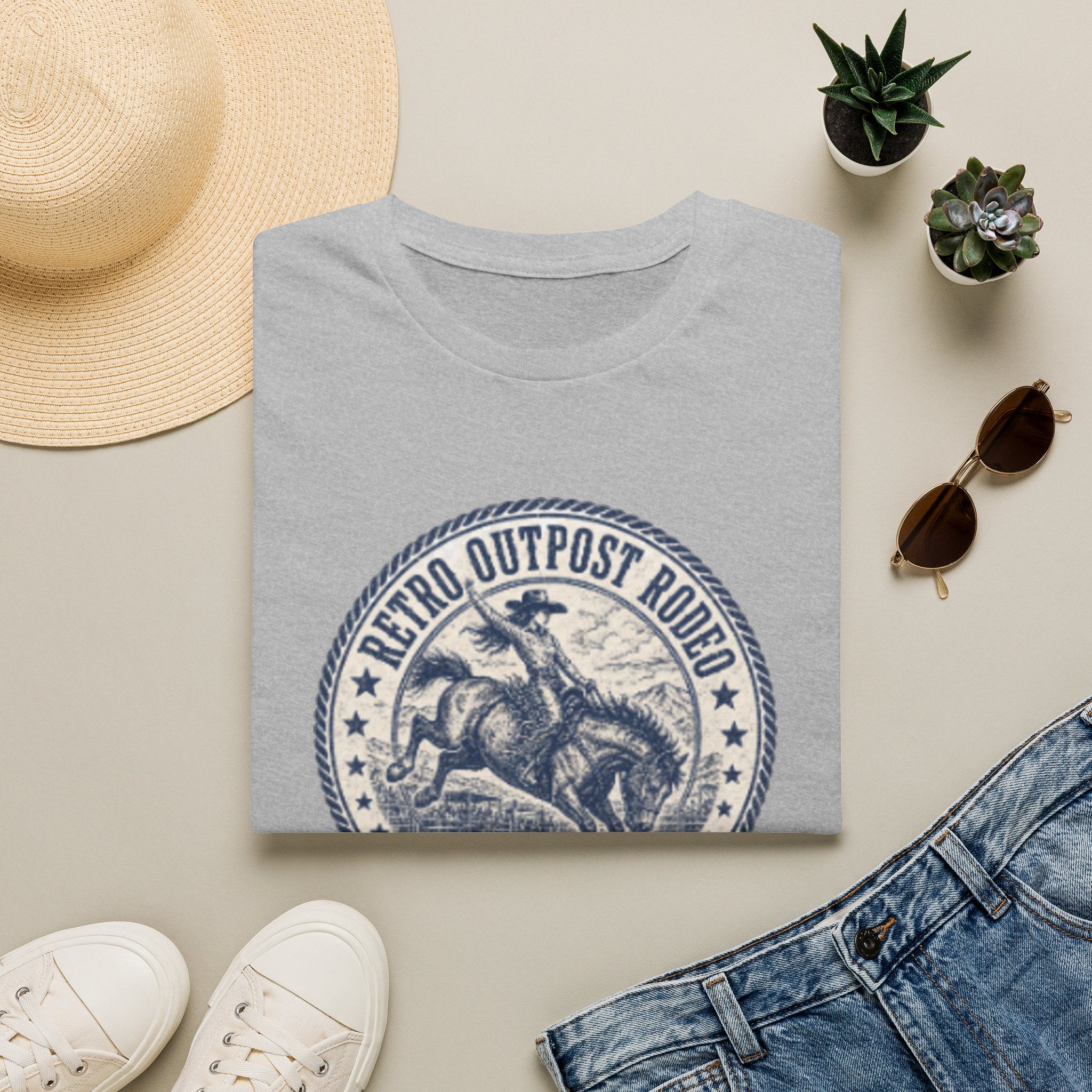 Retro Outpost Rodeo T-Shirt — Vintage Rodeo Bull Rider Tee (Est. 2021)