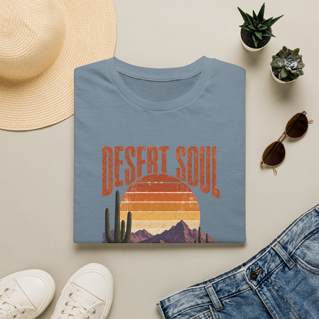 Desert Soul T‑Shirt — Vintage Sunset Cactus Tee