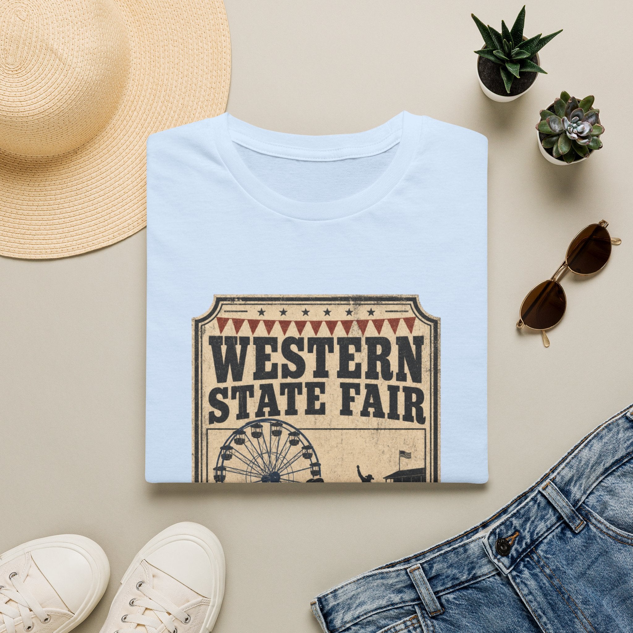 Western State Fair T-Shirt — 'Come One Come All' Vintage Carnival Tee