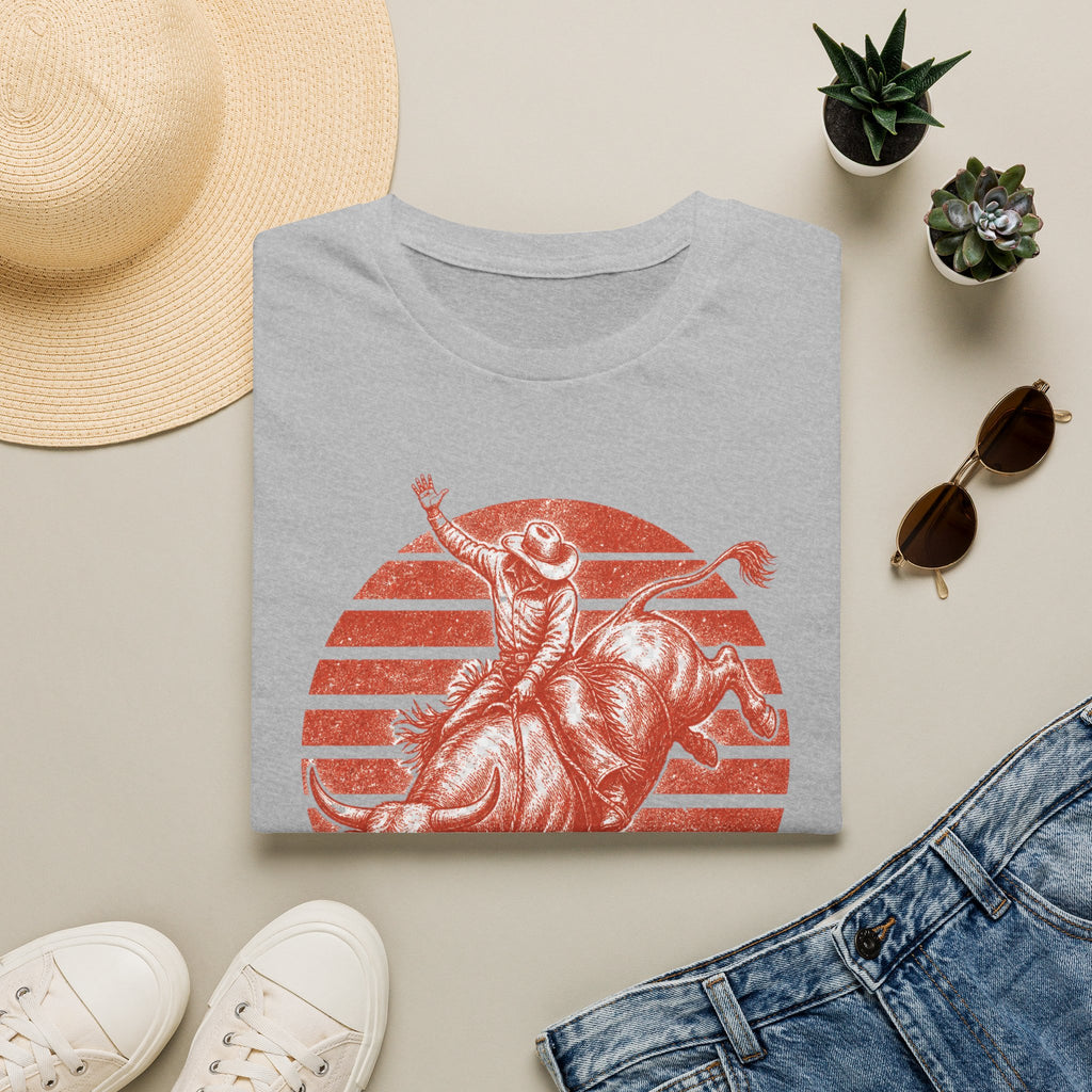 Bull Rider T‑Shirt — Vintage Rodeo Western Graphic Tee