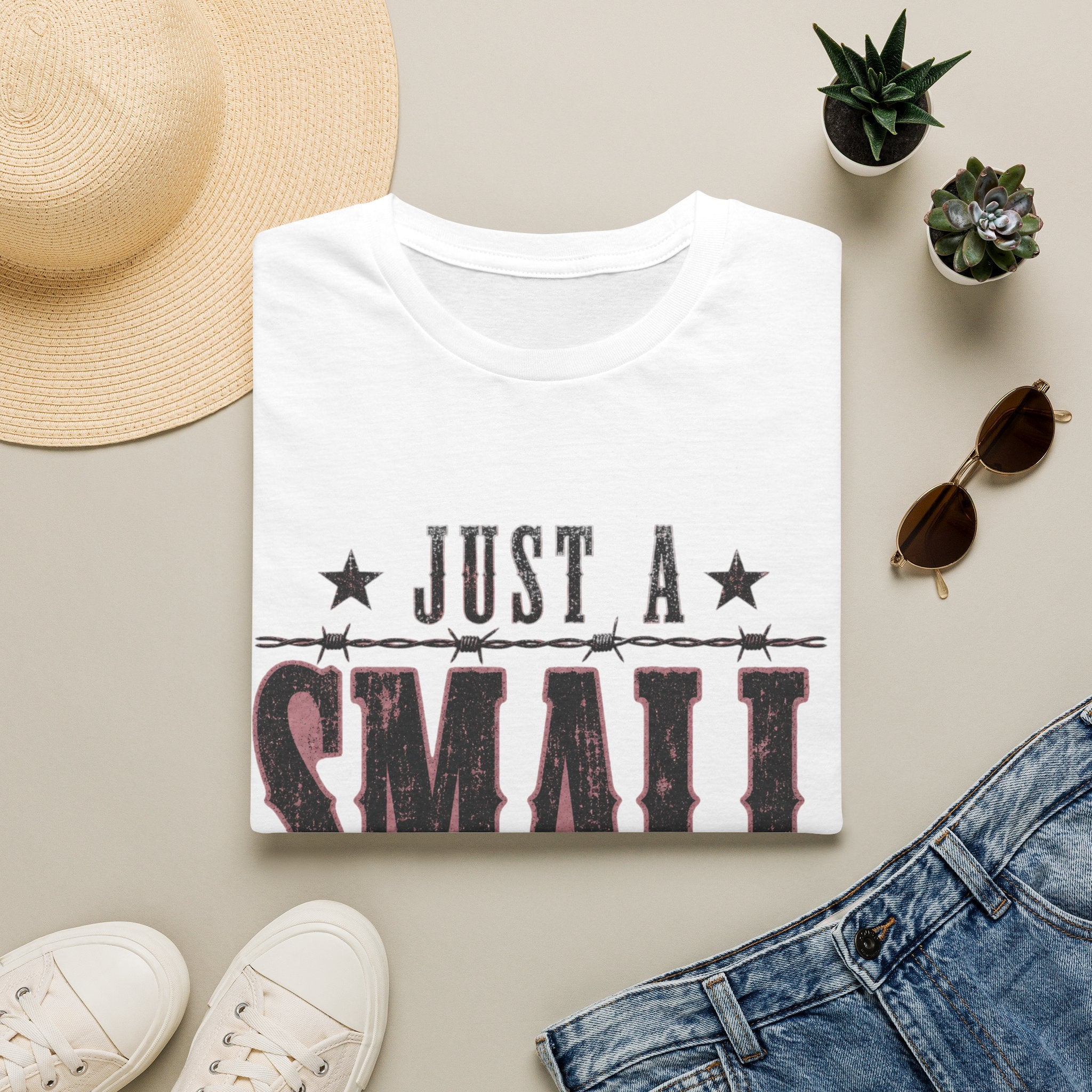 Just A Small Town Girl T-Shirt — Retro Country Graphic Tee