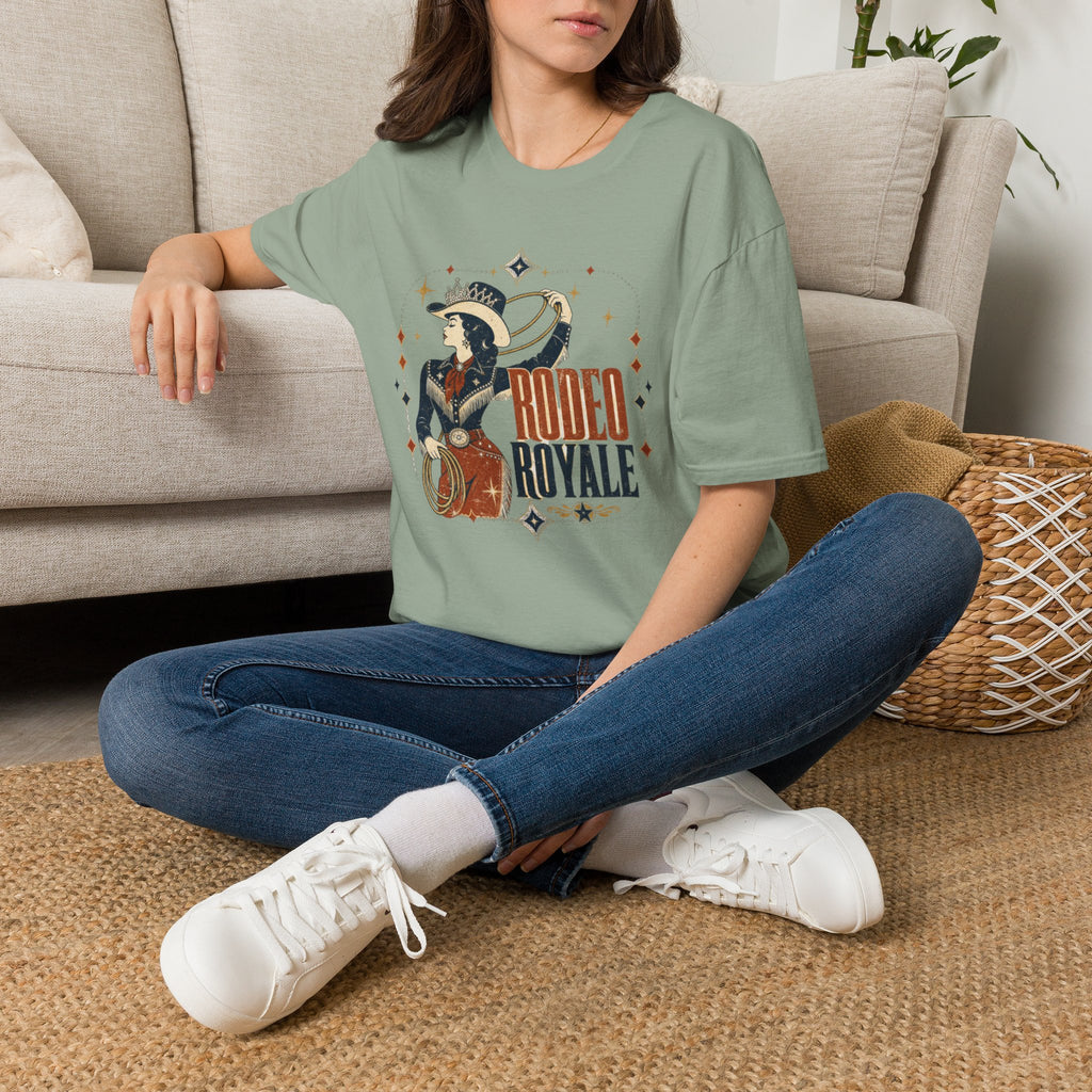 Rodeo Royale T‑Shirt — Vintage Cowgirl Rodeo Graphic Tee