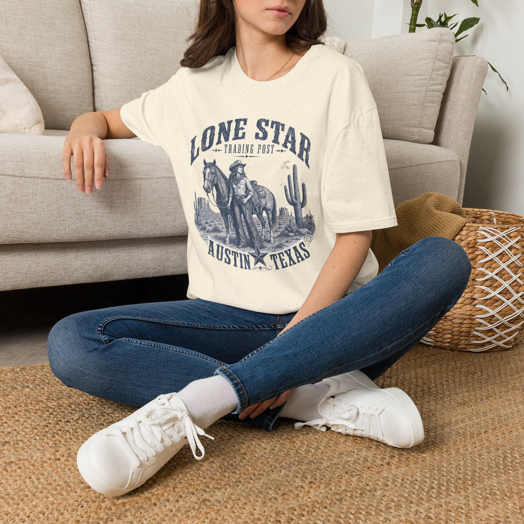 Lone Star Trading Post T-Shirt — Austin Texas Cowboy Graphic Tee