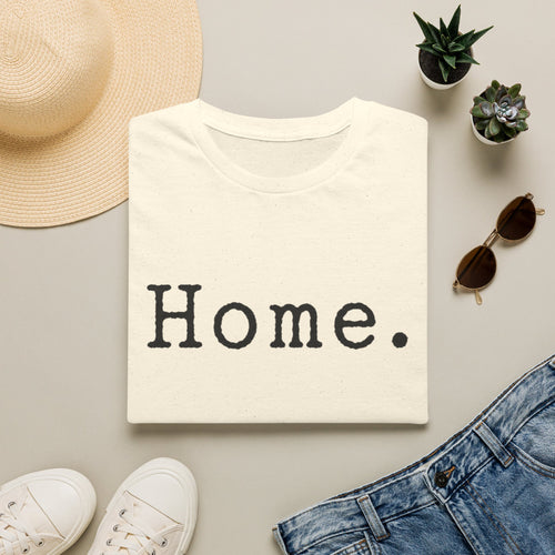 "Home."  Graphic T-Shirt — Cozy Comfort Tee for Relaxed Living