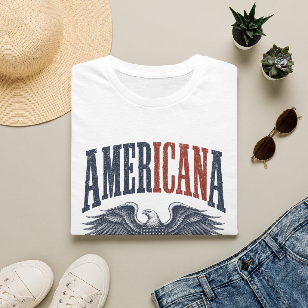 Americana Eagle T-Shirt — Vintage Patriotic Graphic Tee