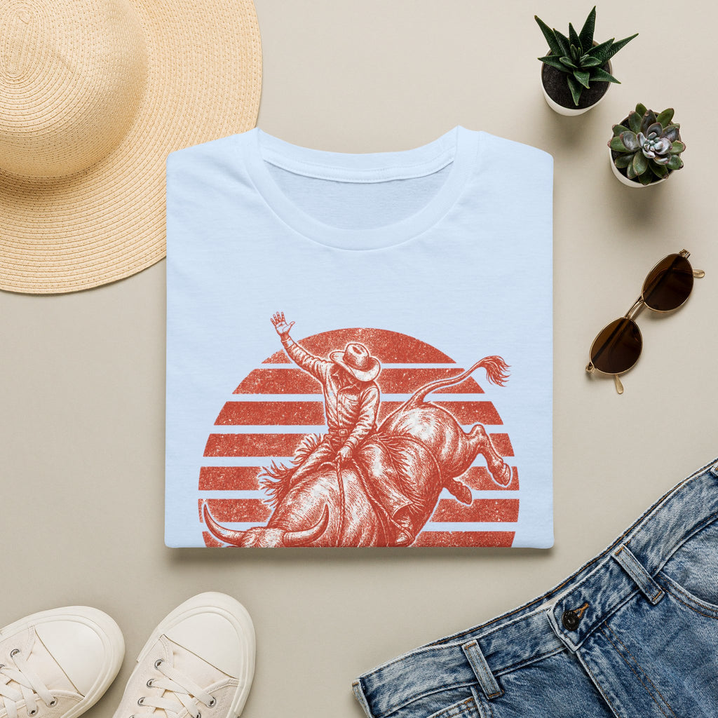Bull Rider T‑Shirt — Vintage Rodeo Western Graphic Tee