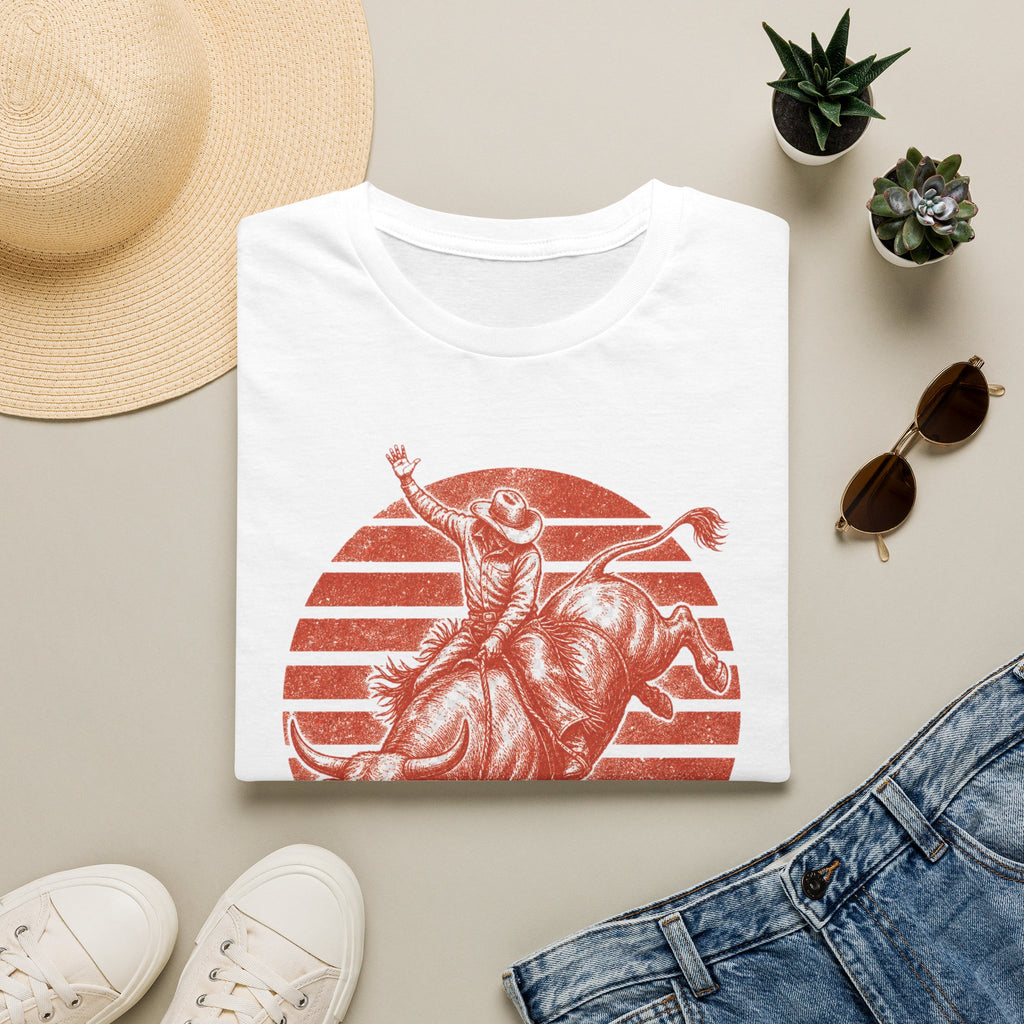 Bull Rider T‑Shirt — Vintage Rodeo Western Graphic Tee