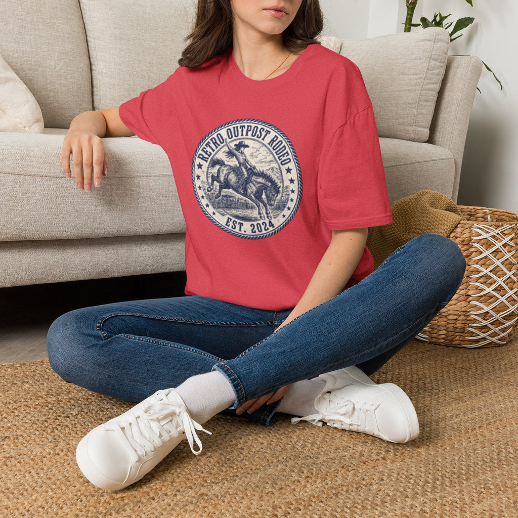 Retro Outpost Rodeo T-Shirt — Vintage Rodeo Bull Rider Tee (Est. 2021)