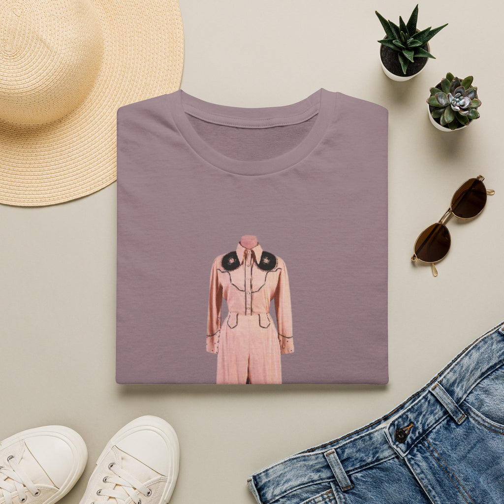 Retro Pink Western Jumpsuit Tee