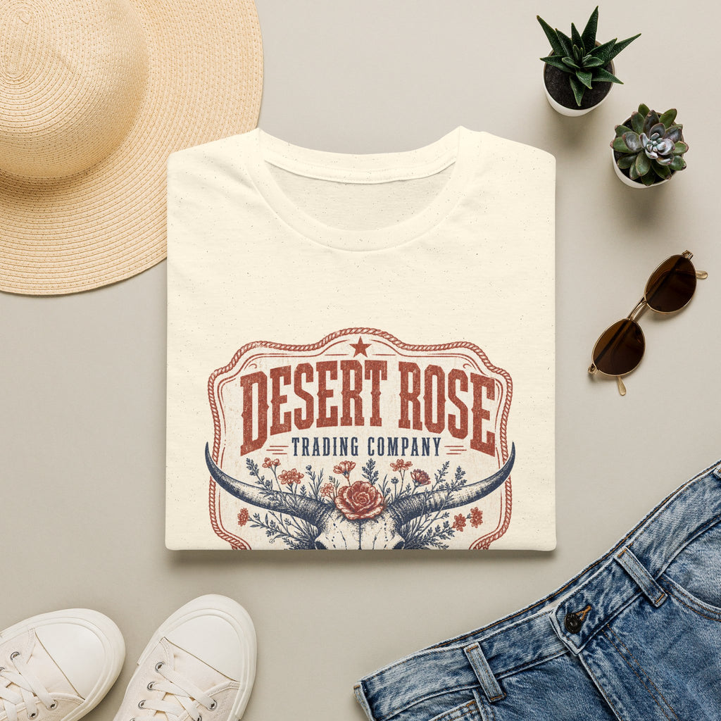 Desert Rose T‑Shirt — Vintage Western Trading Company Graphic Tee