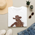 Cowgirl Silhouette T‑Shirt — Rustic Western Woman Graphic Tee