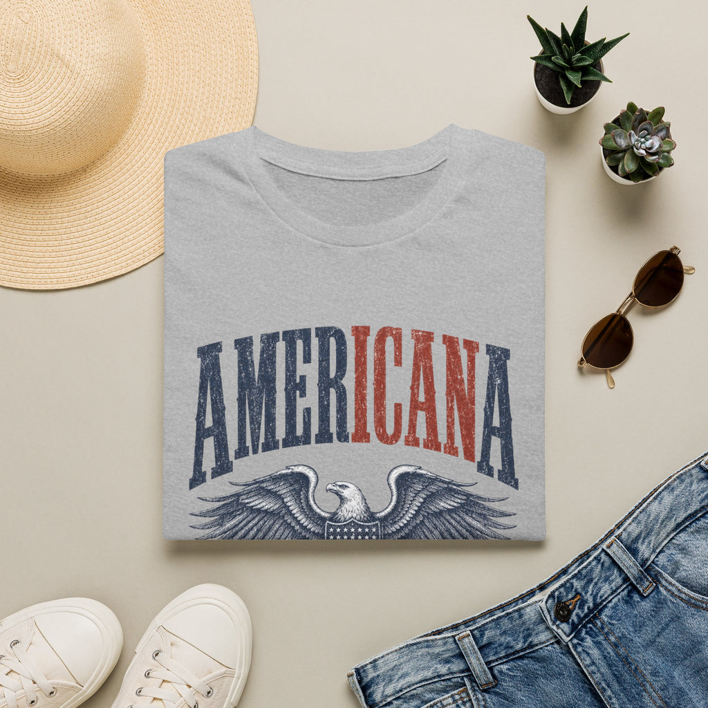 Americana Eagle T-Shirt — Vintage Patriotic Graphic Tee