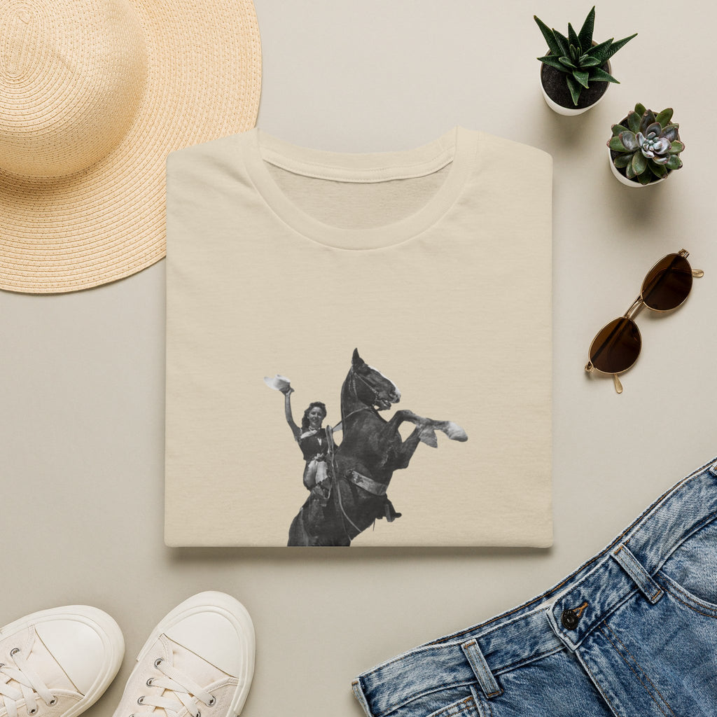 Cowgirl Graphic T‑Shirt — Vintage Horse & Rider Tee