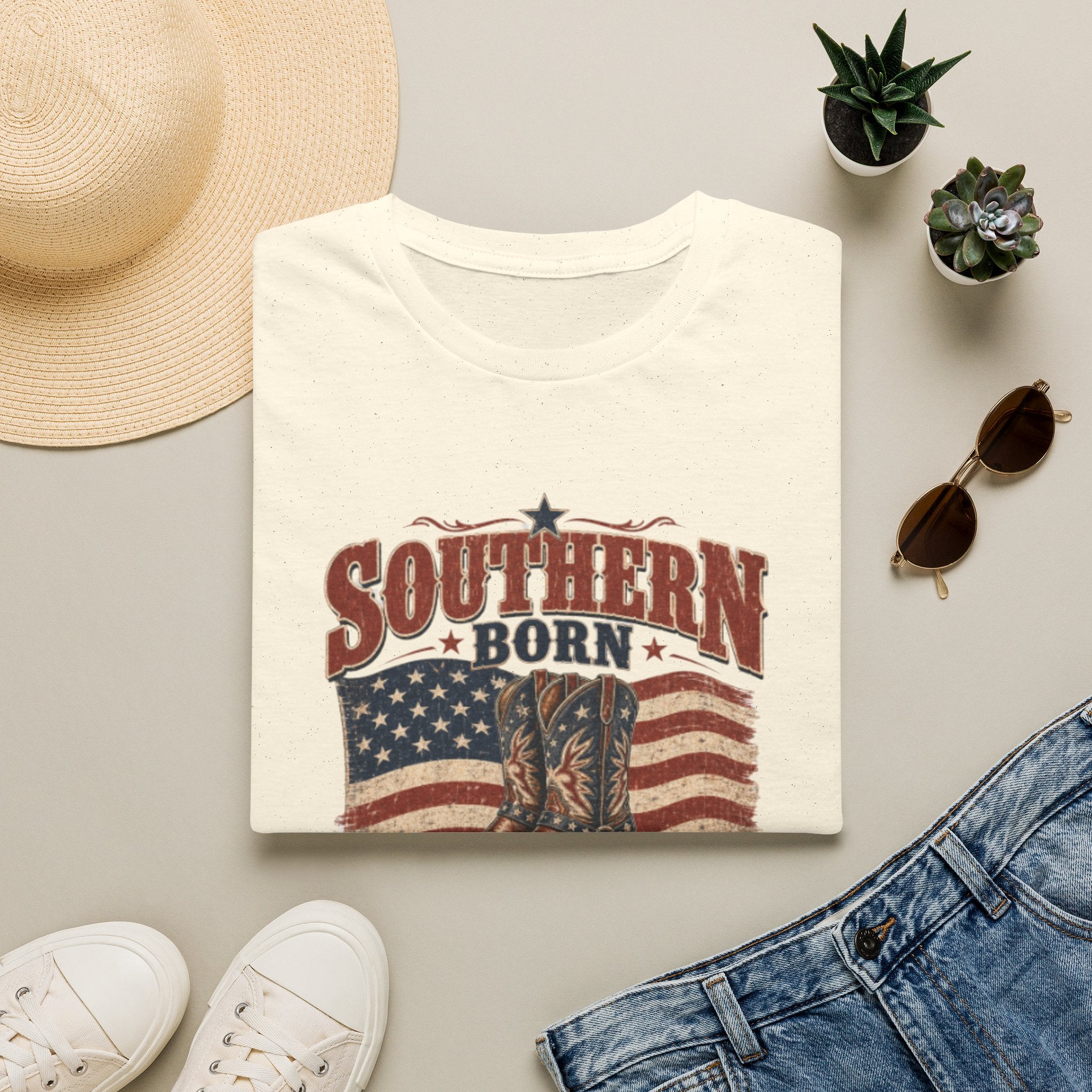 Southern Born American Made T‑Shirt
