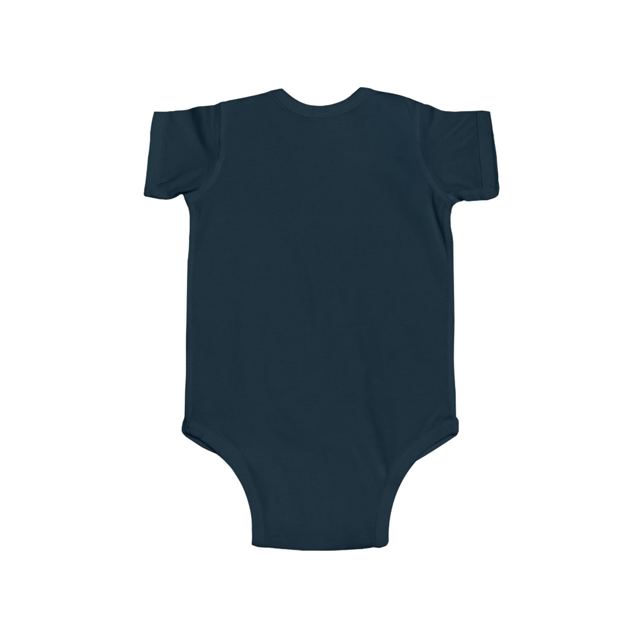 Infant Bodysuit — "Little Flute, Big Attitude" Elephant Graphic Baby One-Piece