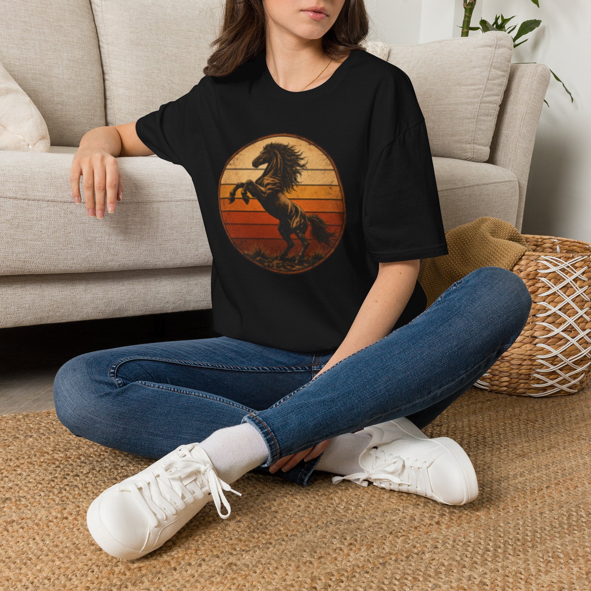 Vintage Sunset Stallion T-Shirt