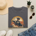 Hold On Cowgirl T-Shirt — Vintage Rodeo Bull Rider Tee