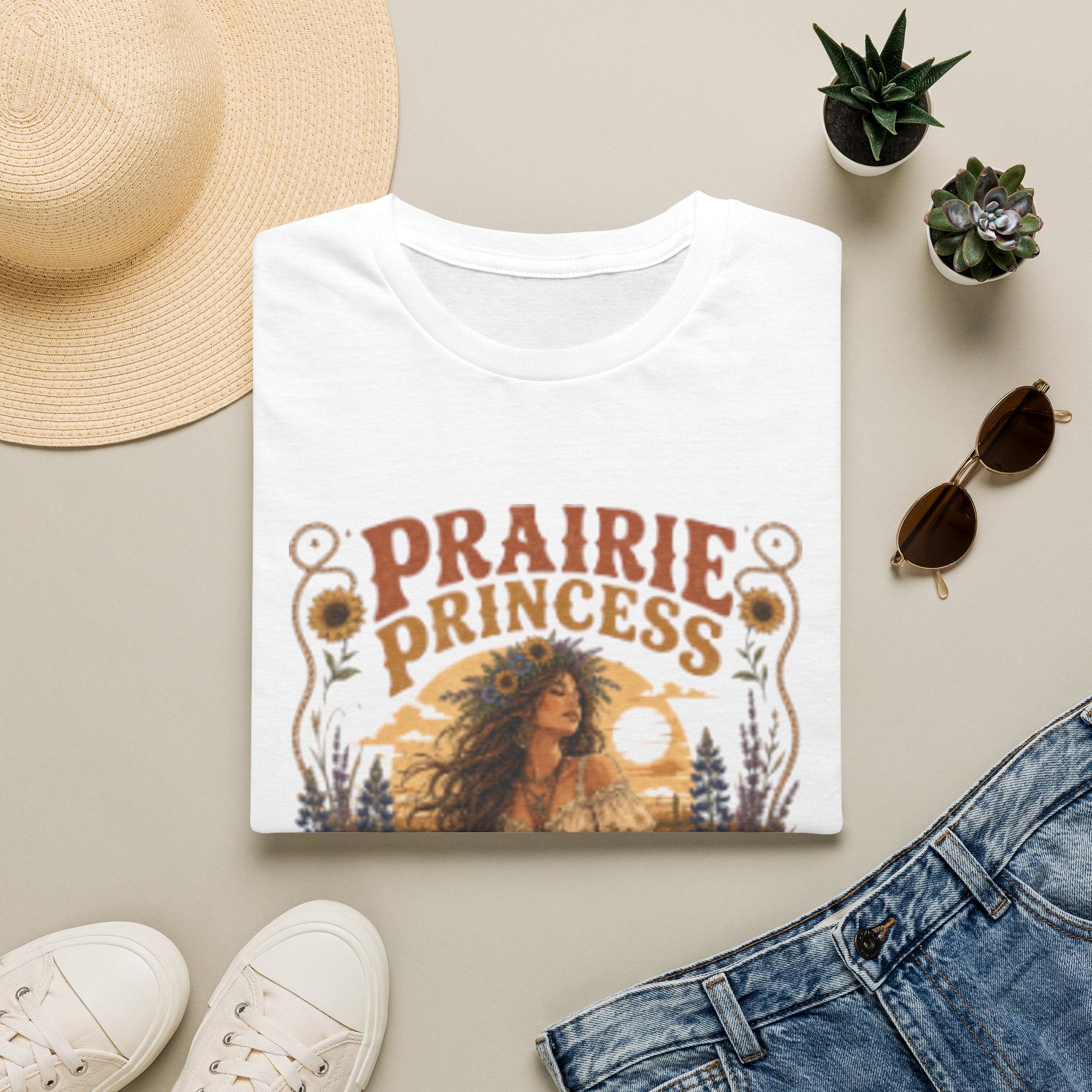 Prairie Princess T-Shirt — Wildflowers & Sunshine Graphic Tee