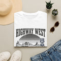Highway West T-Shirt — 'Miles of Nowhere' Vintage Route 66 Road Trip Tee