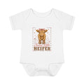 "Sweet Little Heifer" Cow Infant Onesie