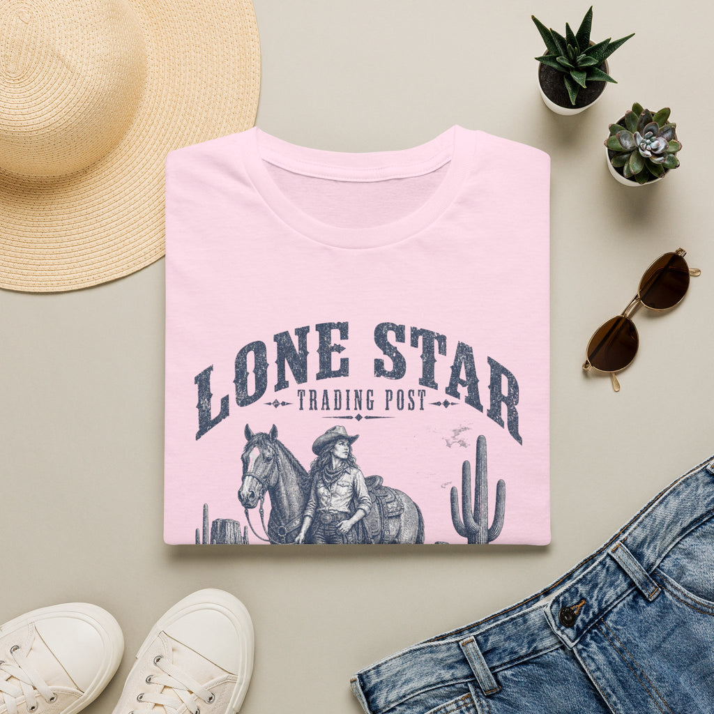 Lone Star Trading Post T-Shirt — Austin Texas Cowboy Graphic Tee