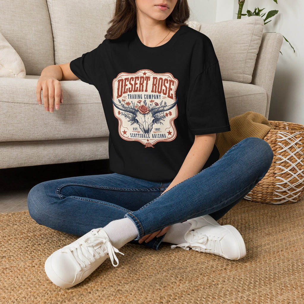 Desert Rose T‑Shirt — Vintage Western Trading Company Graphic Tee