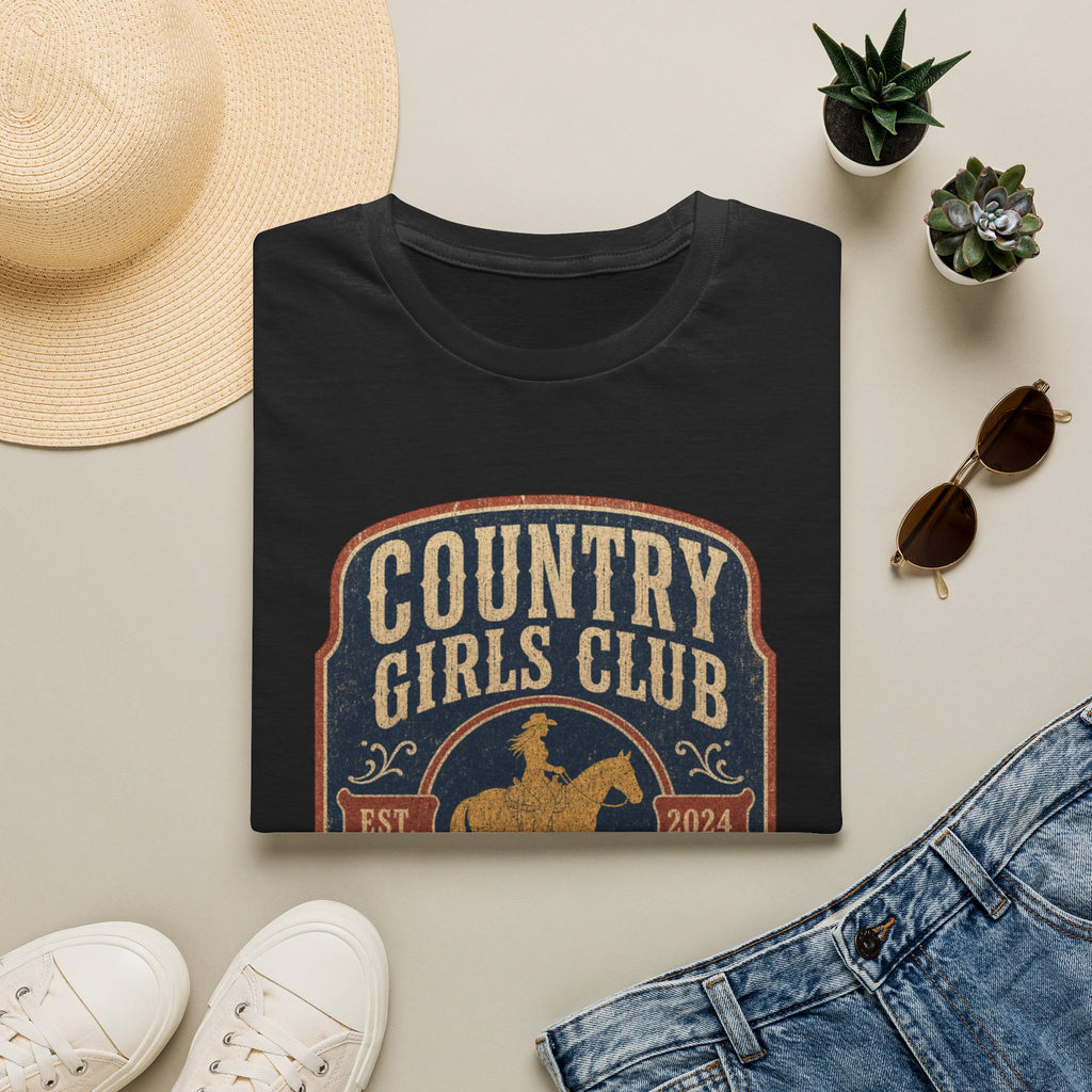 Country Girls Club T-Shirt — Vintage Rodeo Western Graphic Tee