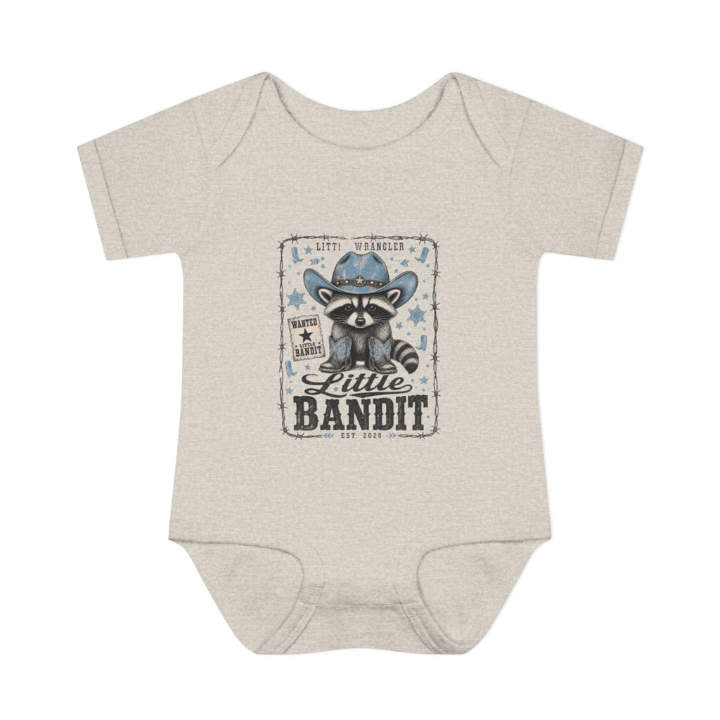 "Little Bandit Baby" Cowboy Infant Onesie