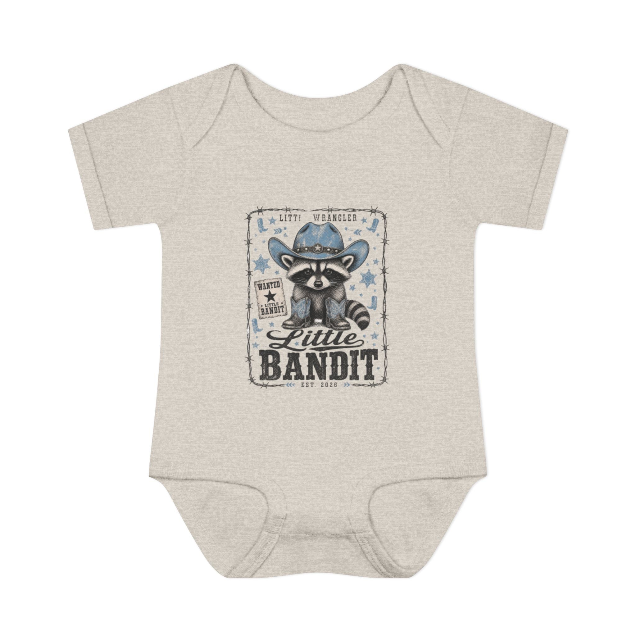"Little Bandit Baby" Cowboy Infant Onesie