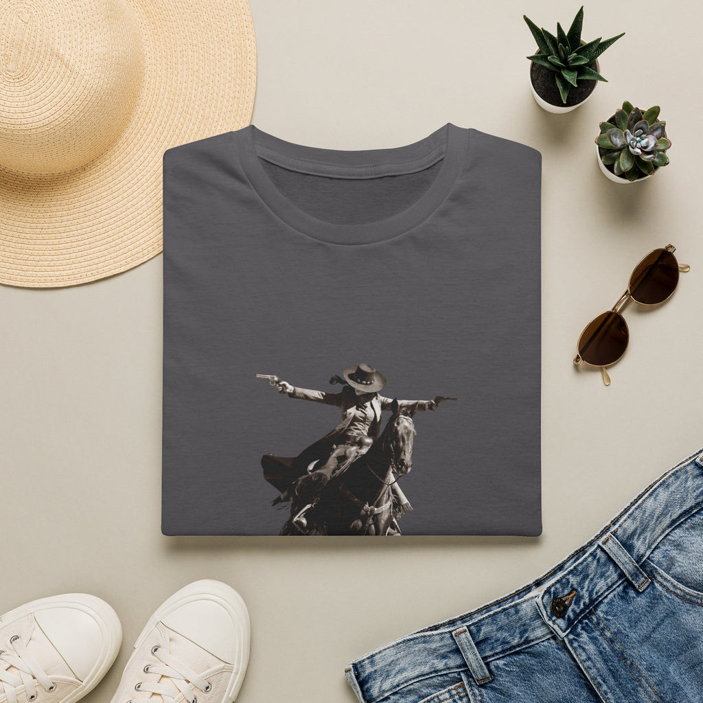 Cowgirl Rider T‑Shirt — Vintage Western Rodeo Print