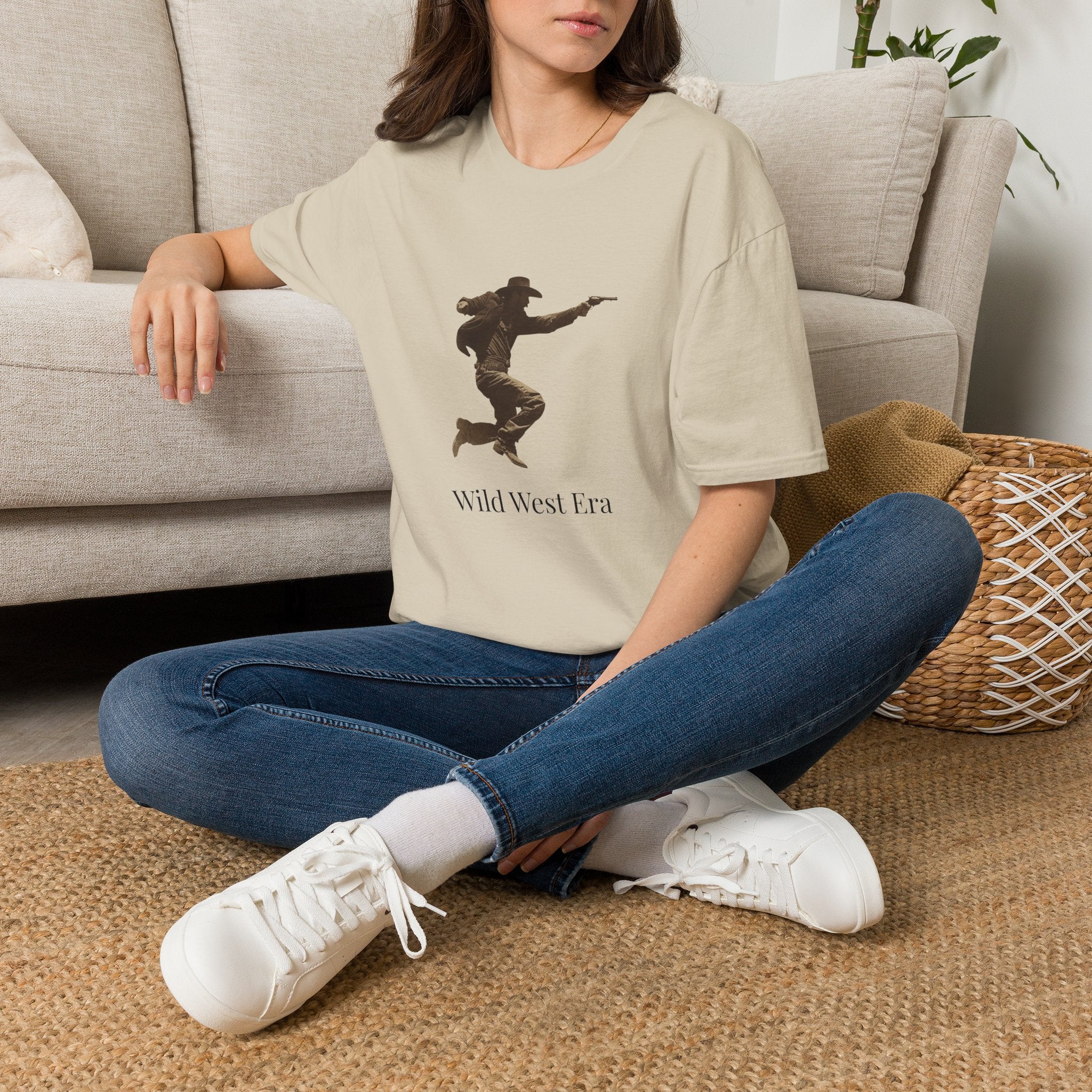 Cowboy Silhouette T-Shirt — Wild West Era Graphic Tee