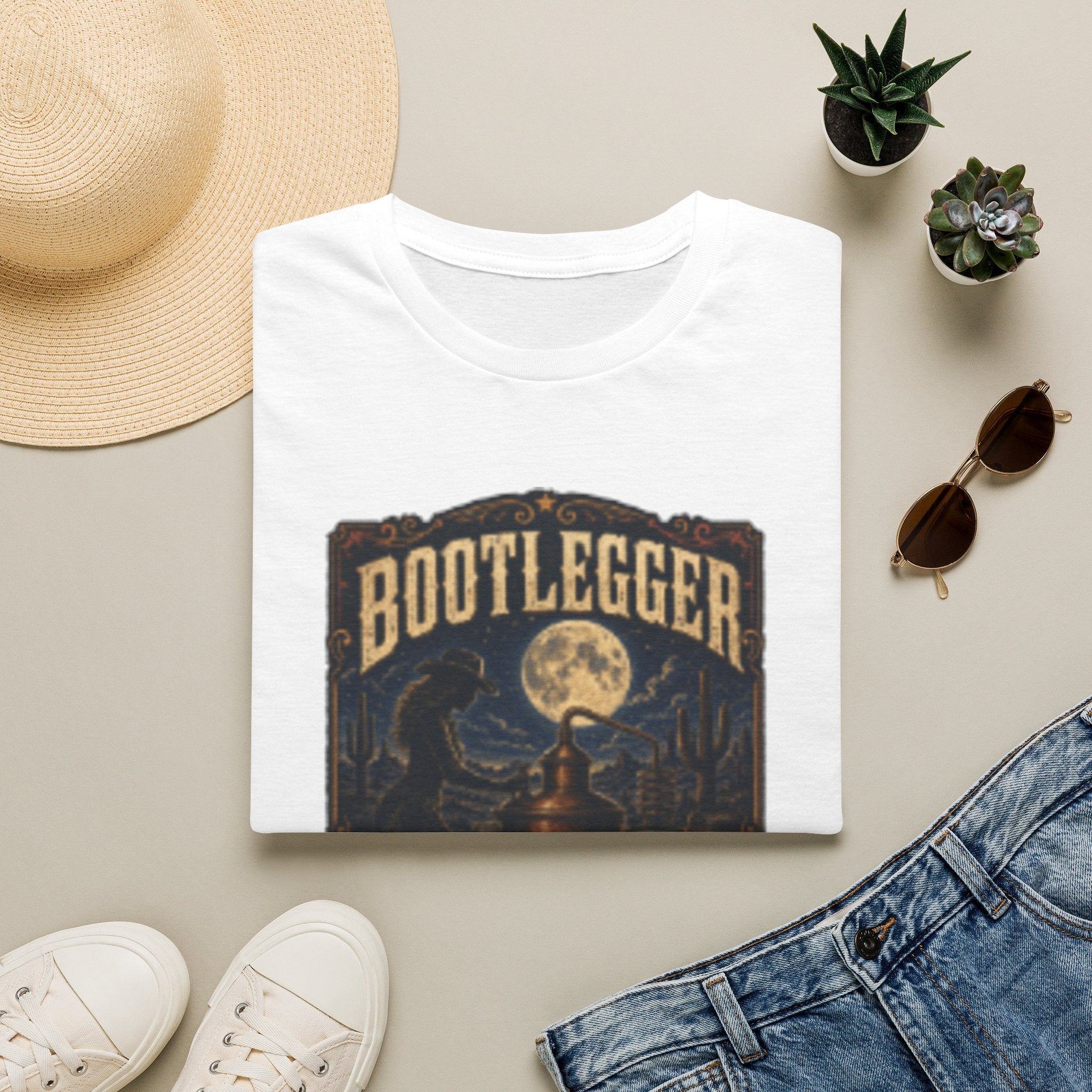 Bootlegger Moonshine T-Shirt — Moonlight Distillery Graphic Tee