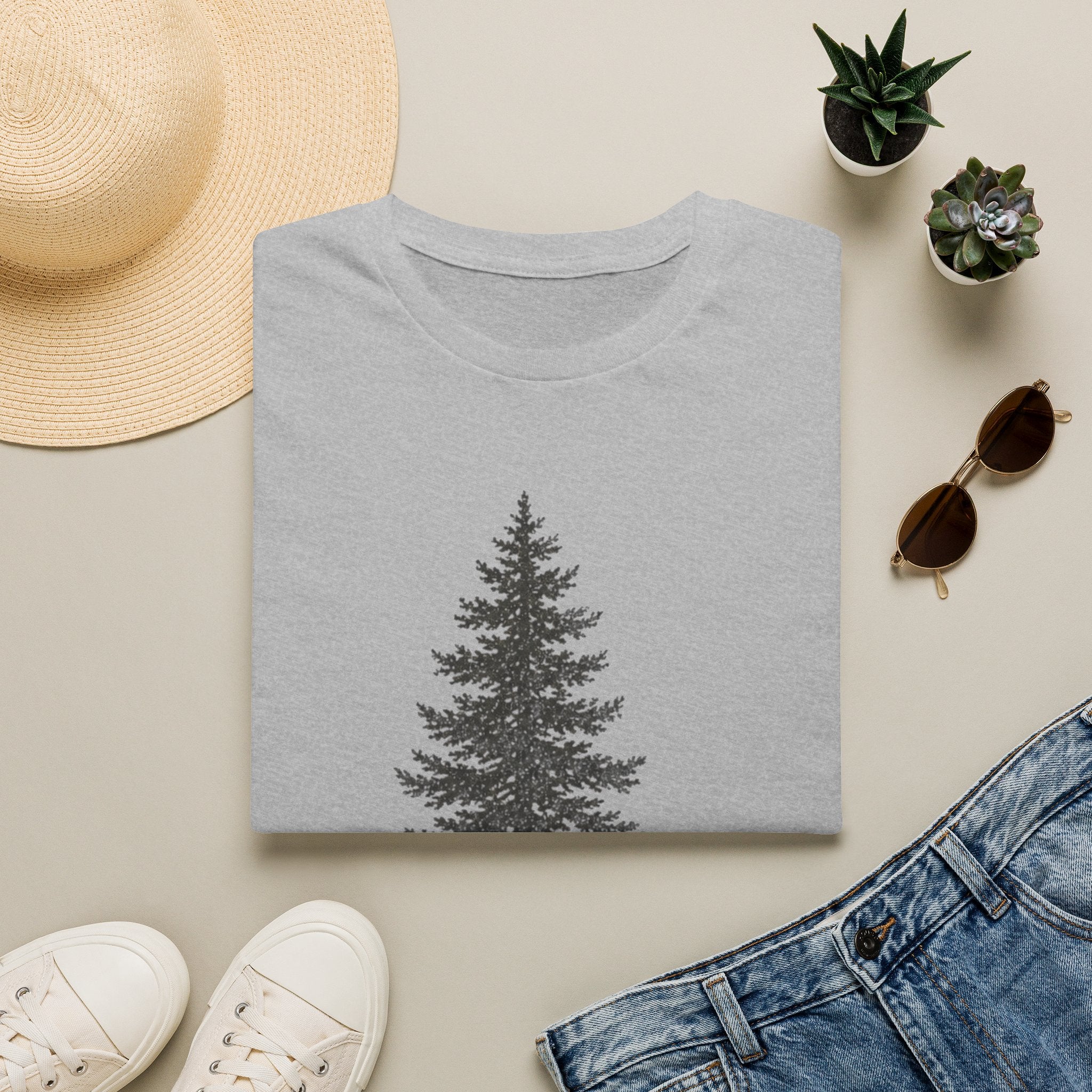 Mountain Life T-Shirt — Minimal Pine Tree Graphic