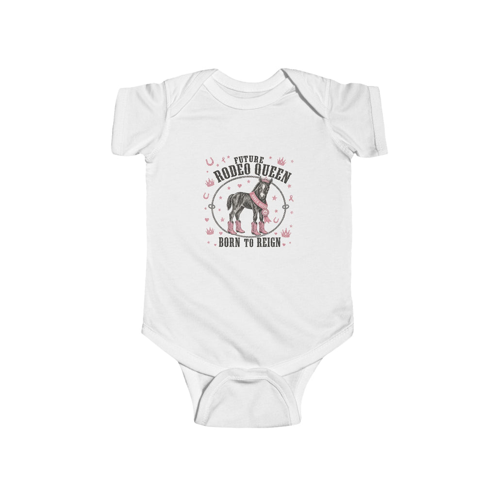 Infant Bodysuit — 'Future Rodeo Queen Born to Buck' Baby Onesie