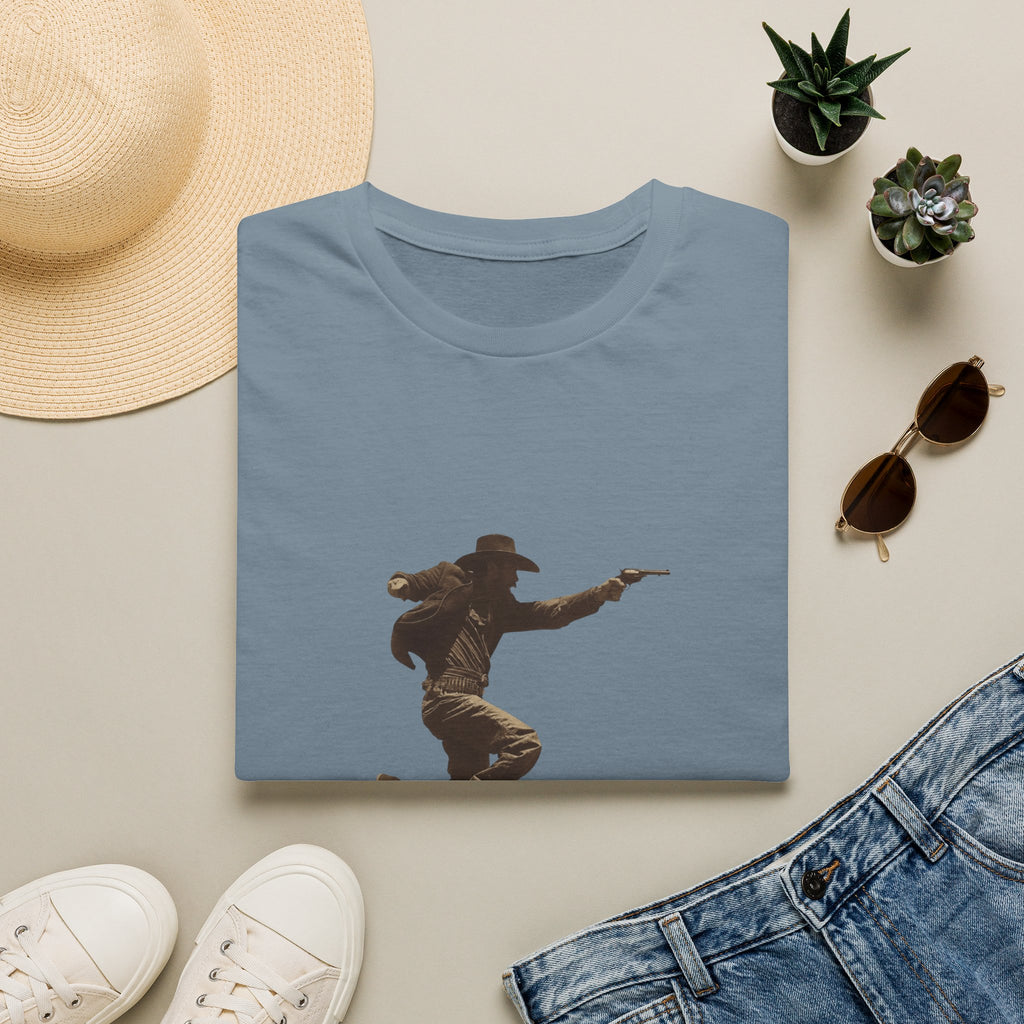 Cowboy Silhouette T-Shirt — Wild West Era Graphic Tee