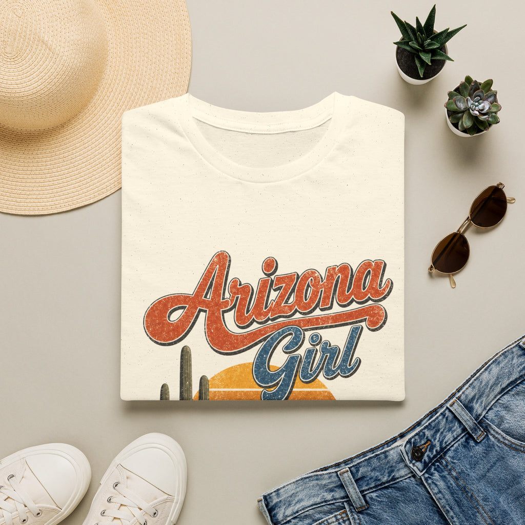 Arizona Girl T-Shirt — Retro Desert Cactus Graphic Tee