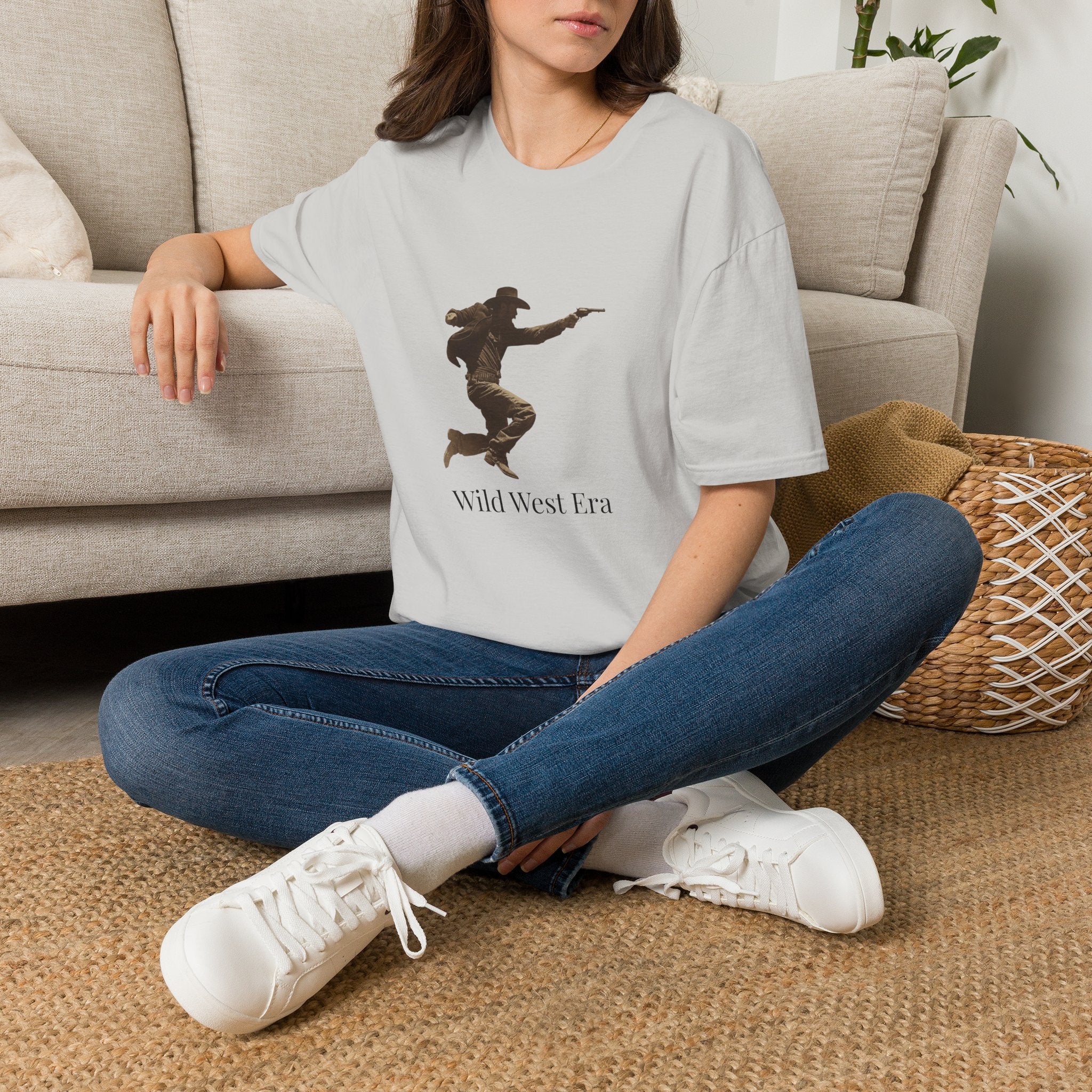 Cowboy Silhouette T-Shirt — Wild West Era Graphic Tee